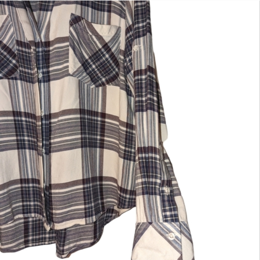 Cloth & Stone Plaid Button Down - Picture 9 of 14